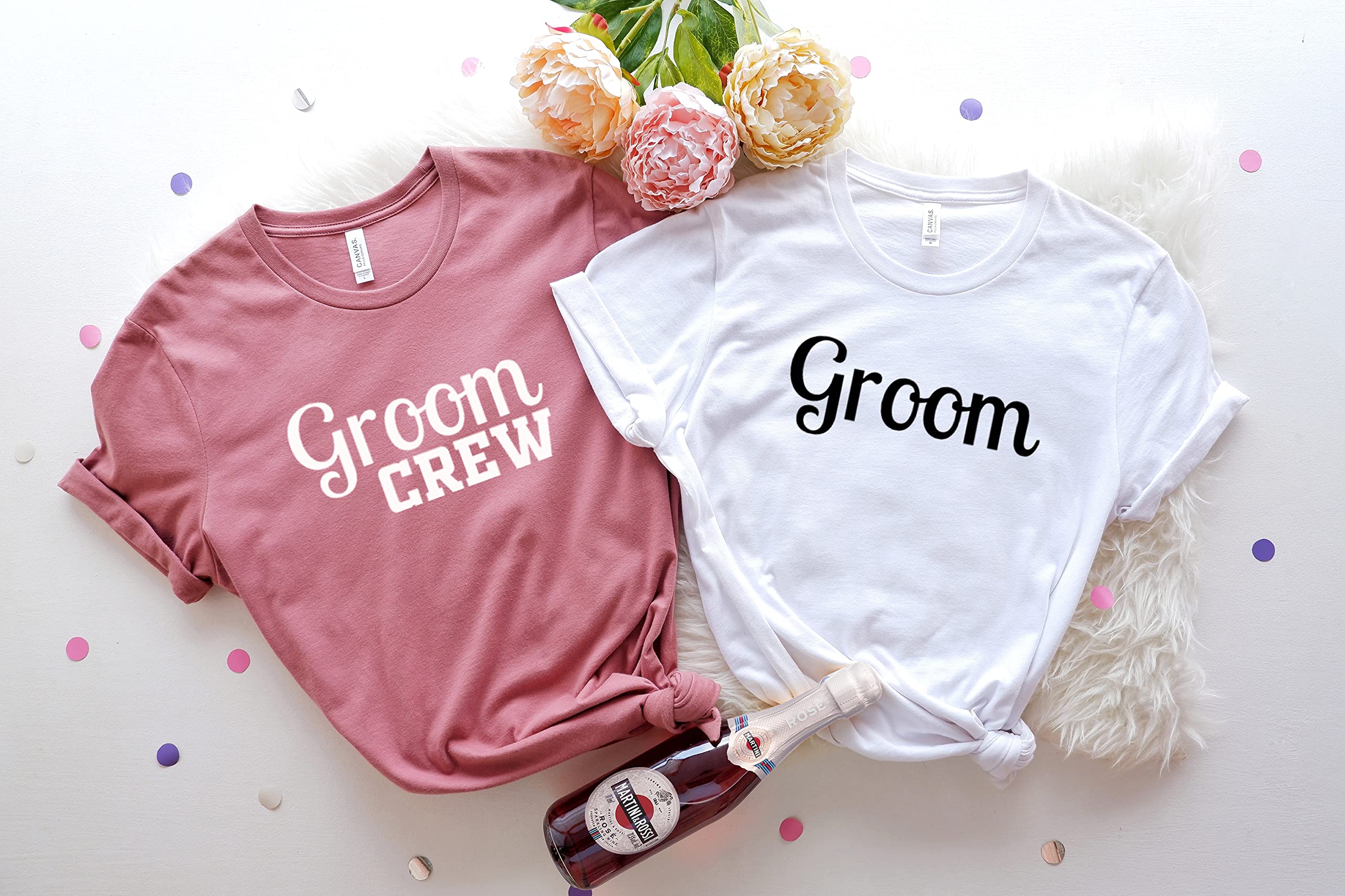 Groom Crew Shirt for Wedding Party - Best Man & Groom Squad T-Shirts - Bachelor & Bachelorette Party Apparel - Perfect for Weddings, Rehearsal Dinners & Bridal Showers