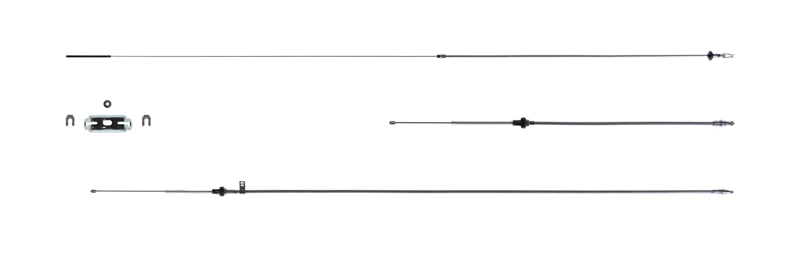 The Right Stuff RSBCY03 E-Brake Cable Set - High Performance Parking Brake Cables for Custom & Classic Cars - Perfect for Restoration & Upgrades