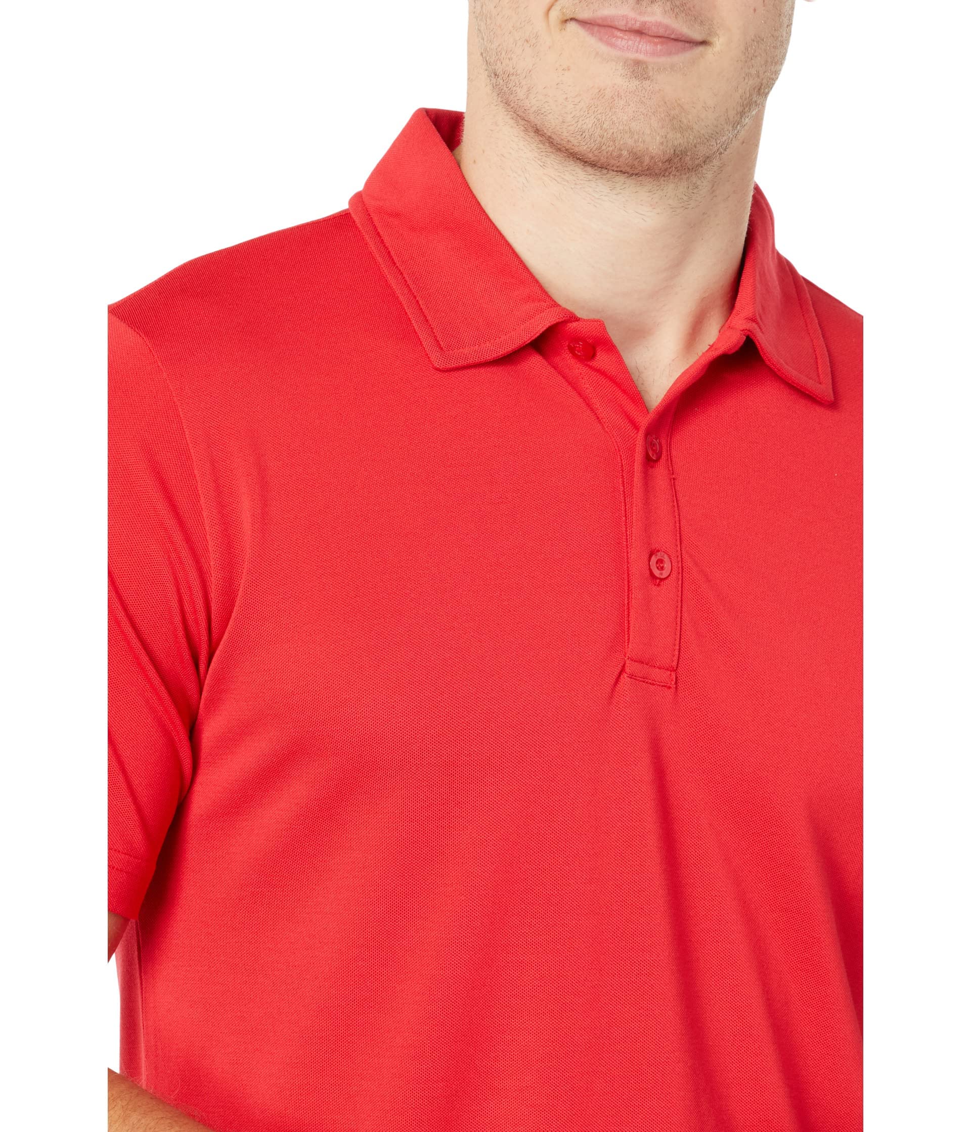 Fila Men's Essential Pique Tennis Polo Shirt - Moisture-Wicking Performance Top for Casual & Athletic Wear - Perfect for Tennis, Golf & Everyday Comfort