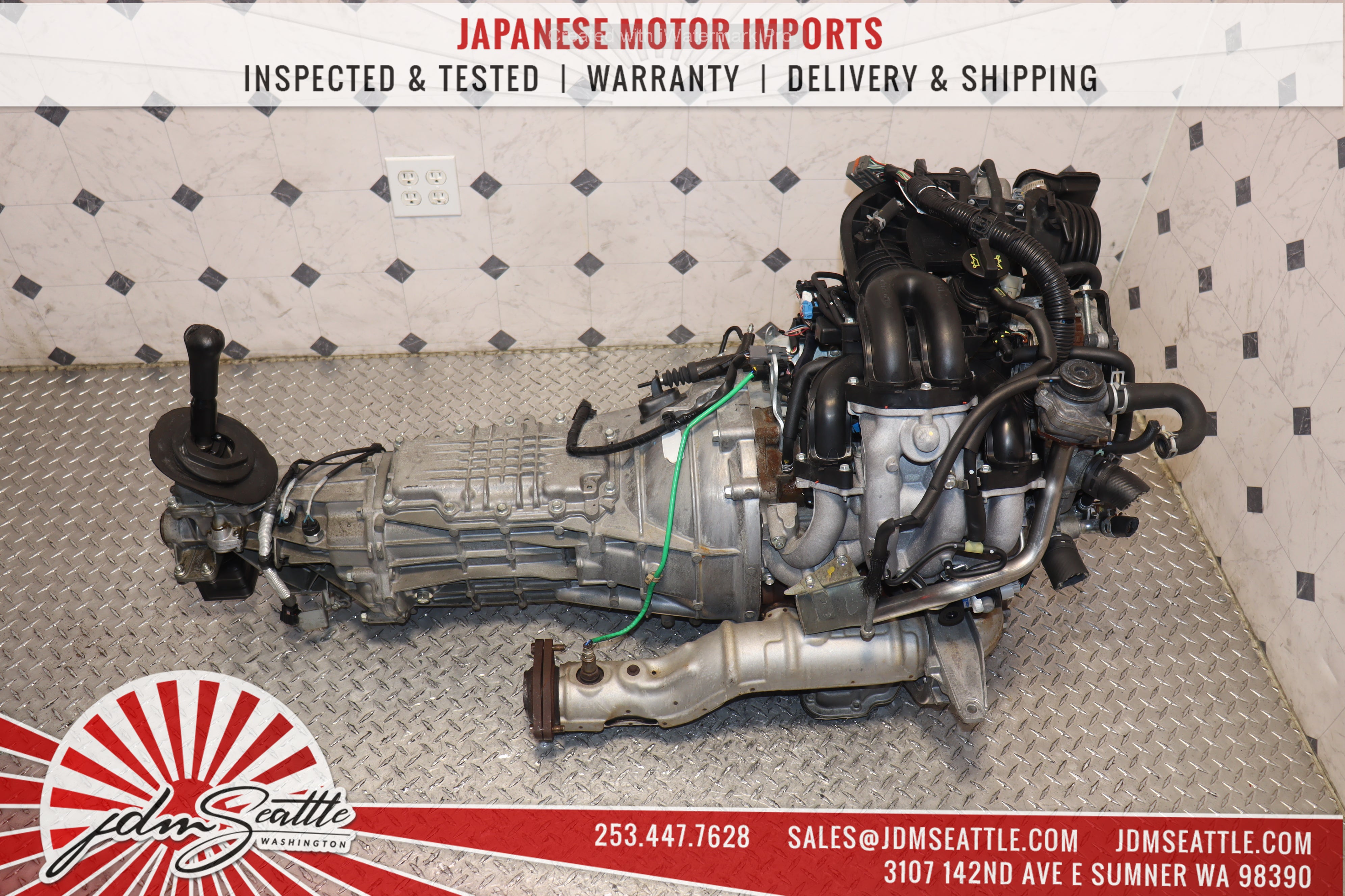 JDM 09-11 MAZDA RX8 13B RENISIS 6-Port Engine with 6-Speed Transmission - High Performance Rotary Engine for Racing & Car Restoration Projects