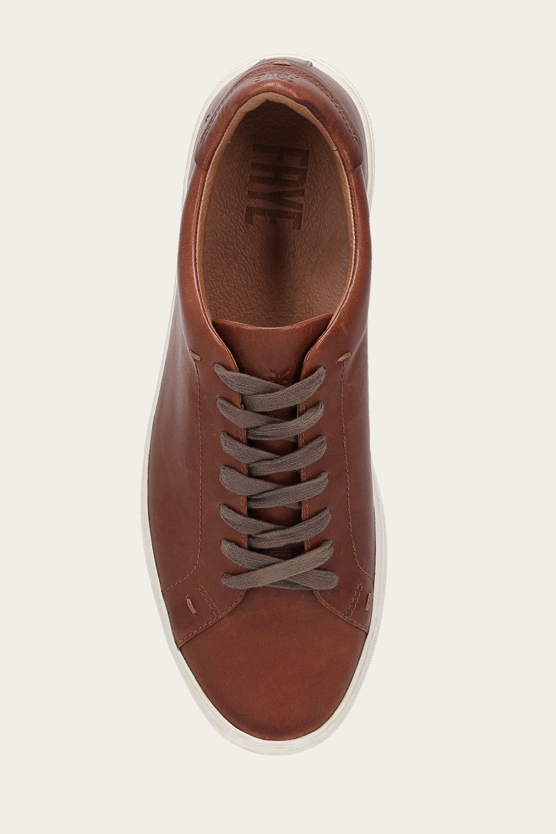 Astor Low Lace Caramel Women's Casual Shoes - Comfortable Slip-On Sneakers for Walking, Work & Everyday Wear