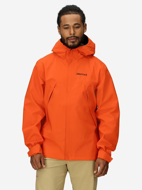 Marmot Precip Eco Pro Jacket for Men - Waterproof & Breathable Rain Jacket - Outdoor Hiking, Camping & Travel Gear