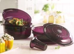 Tupperware TUPPERWAVE Complete Stack Cooker System - Microwave Safe Food Storage & Cooking Containers for Meal Prep, Leftovers & Kitchen Organization
