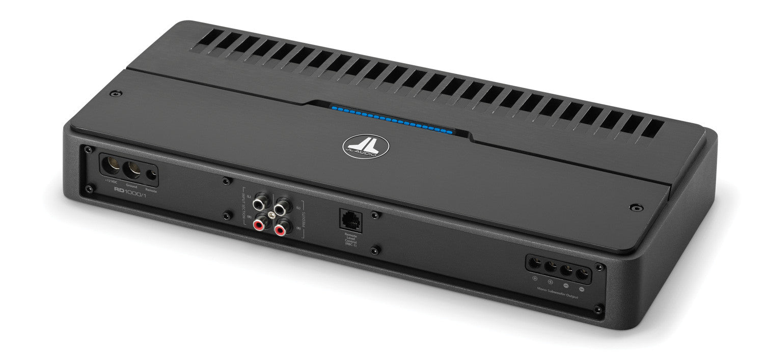JL Audio RD1000/1 Monoblock Class D Subwoofer Amplifier 1000W RMS - High Power Car Audio Bass Amp for Deep Bass Sound in Vehicles & Trucks