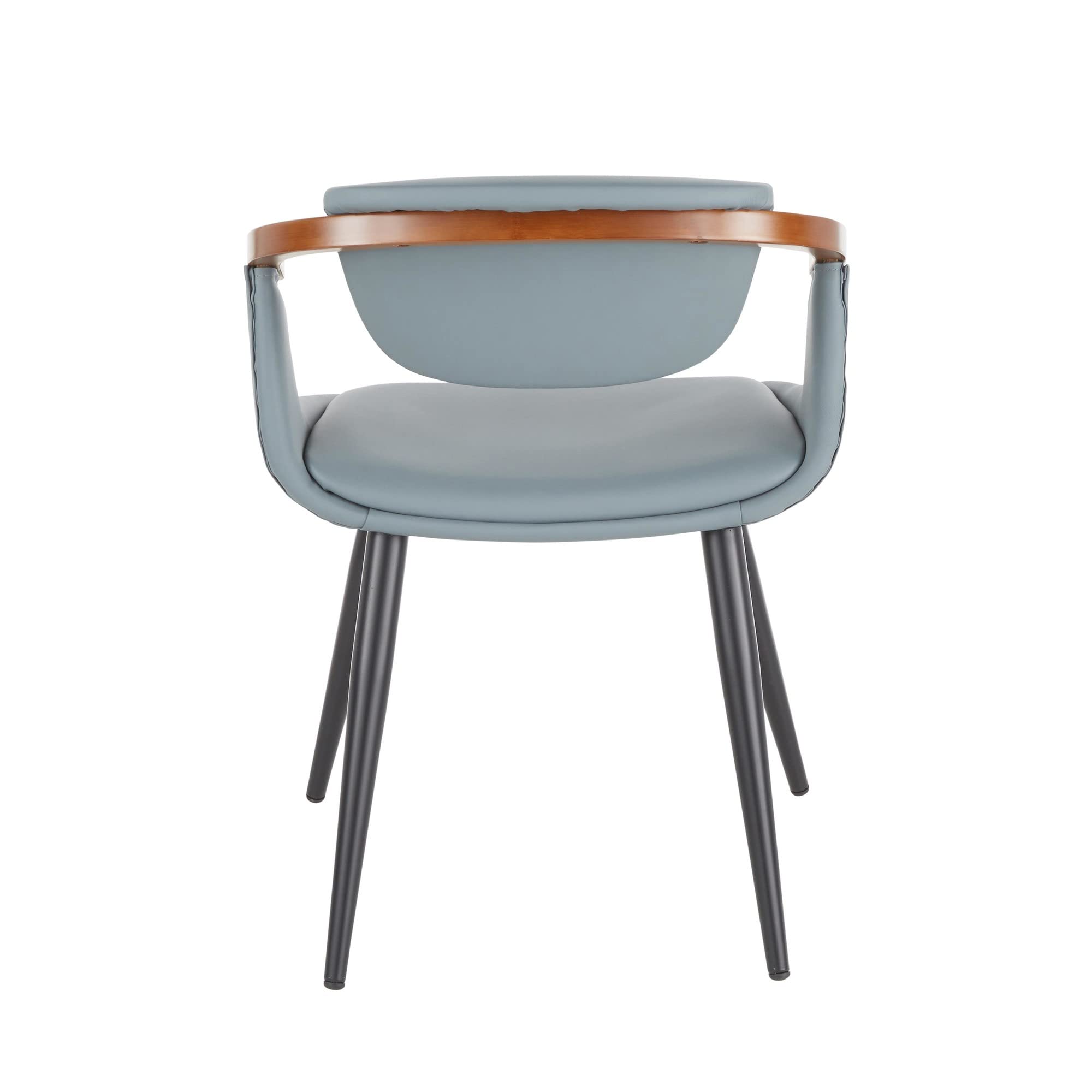 LumiSource Oracle Upholstered Dining Chair - Mid-Century Modern Kitchen Chair for Dining Table - Comfortable & Stylish Seating for Home, Restaurant, and Office Use