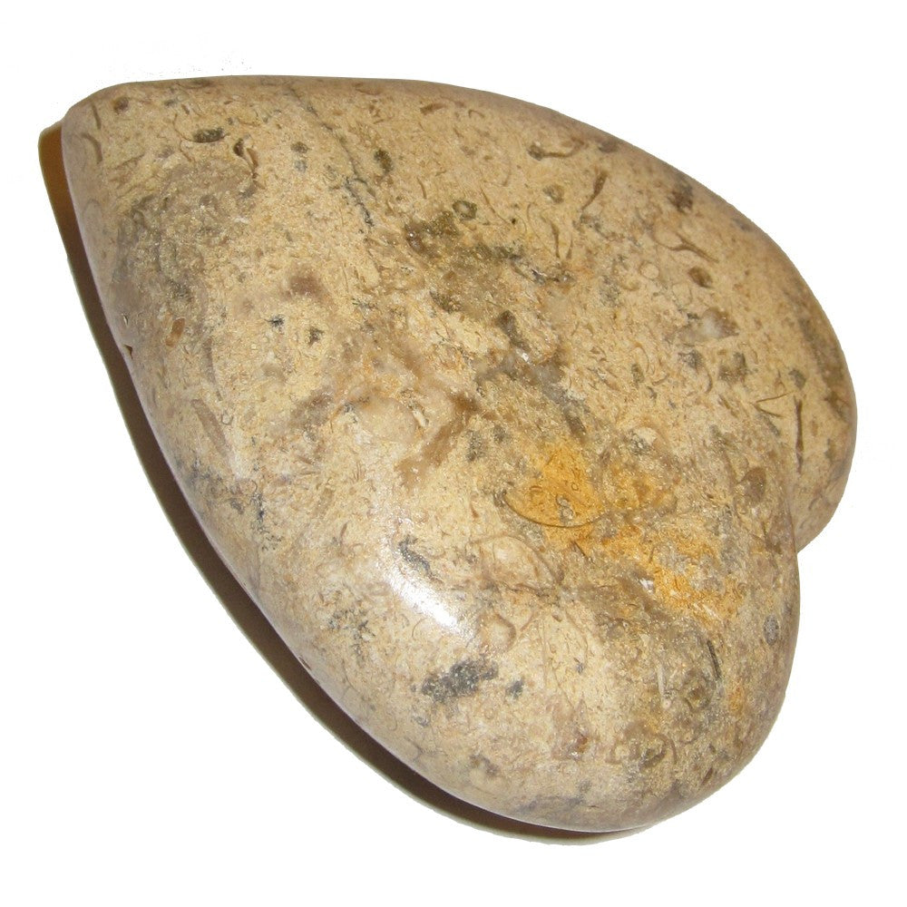 Fossil Heart Eternal Soulmate Love Crystal Healing Stone - Brown Gemstone for Chakra Balancing, Meditation & Spiritual Healing - Perfect for Gifts, Home Decor & Energy Work
