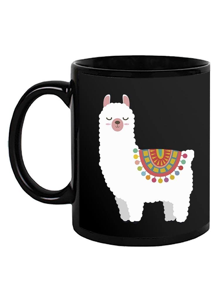 Stylish Happy Llama Coffee Mug - Perfect for Tea, Hot Chocolate & Office Use - Cute Ceramic Cup for Home & Gifts
