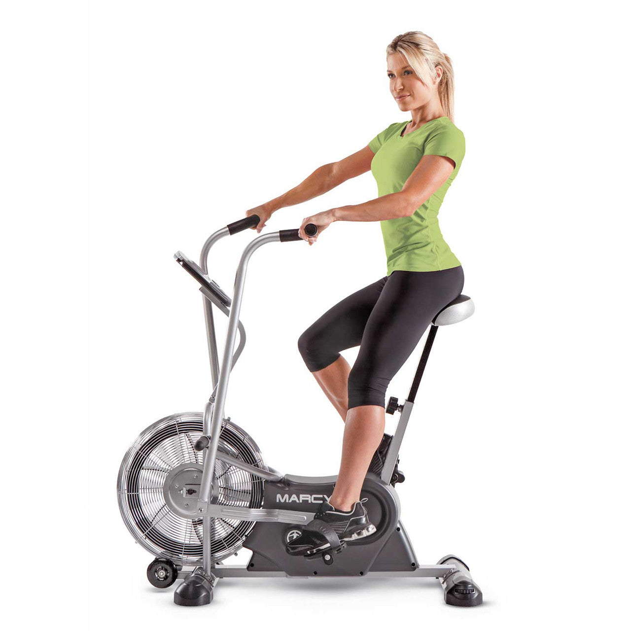 Premium Marcy AIR 1 Exercise Fan Bike - Indoor Cycling Bike for Home Gym & Cardio Workouts - Perfect for Weight Loss, Fitness Training & Home Exercise