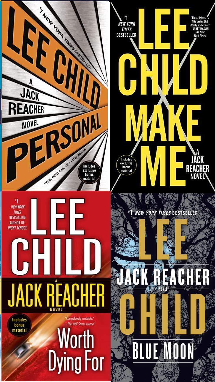 Lee Child Jack Reacher Series Complete Set (Books 1-24) - Best Crime Thriller Novels Collection for Adults - Perfect for Reading, Gifts & Book Clubs