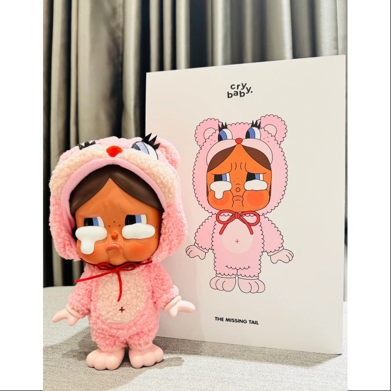 Crybaby The Missing Tail 400% Art Toy Figurine - Limited Edition 2024 Thailand Exclusive | Collectible Vinyl Figure for Display & Art Enthusiasts