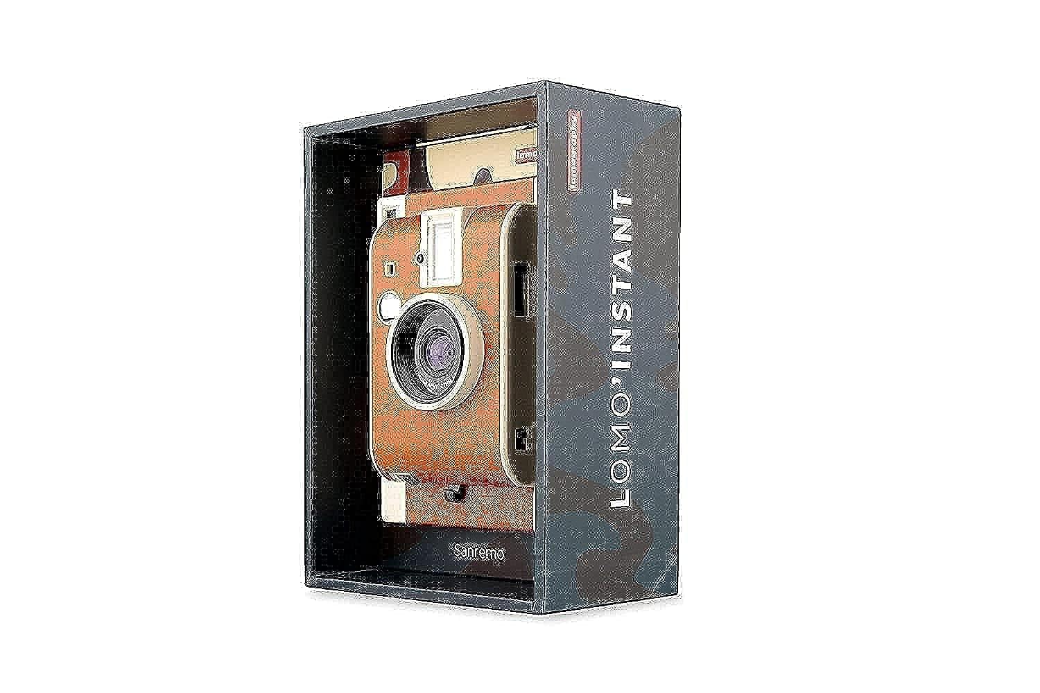 Lomography Lomo'Instant Sanremo Instant Film Camera - Vintage Style, Auto Exposure, Built-in Flash - Perfect for Travel, Parties & Creative Photography
