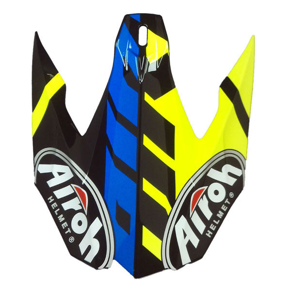 Airoh Peak For Twist Great Gloss Yellow/Black Motorcycle Helmet - Lightweight & Durable for Street Riding & Racing