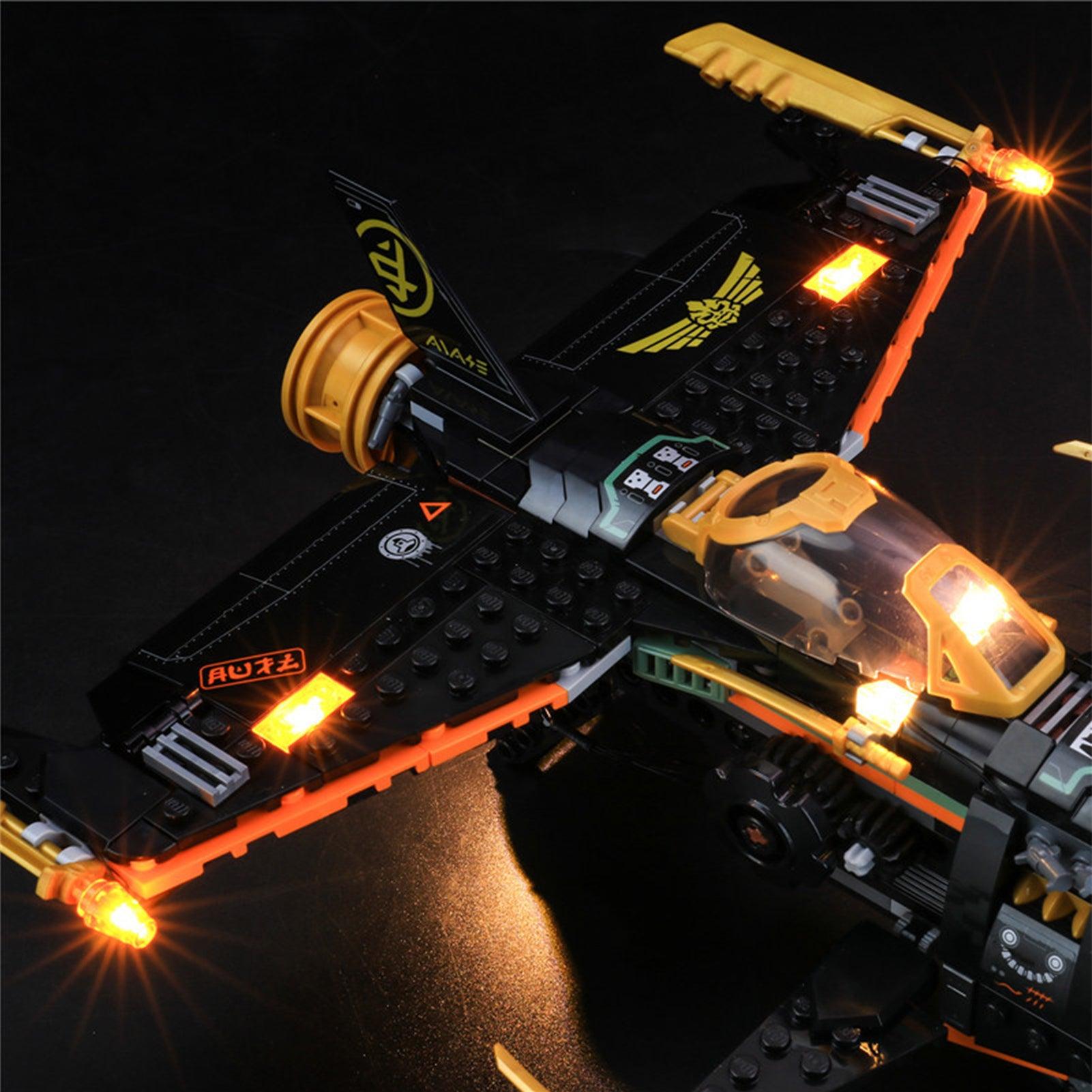 LEGO NINJAGO Boulder Blaster 71736 Light Kit - LED Lighting Set for Building Blocks - Perfect for Night Displays & Model Showcases