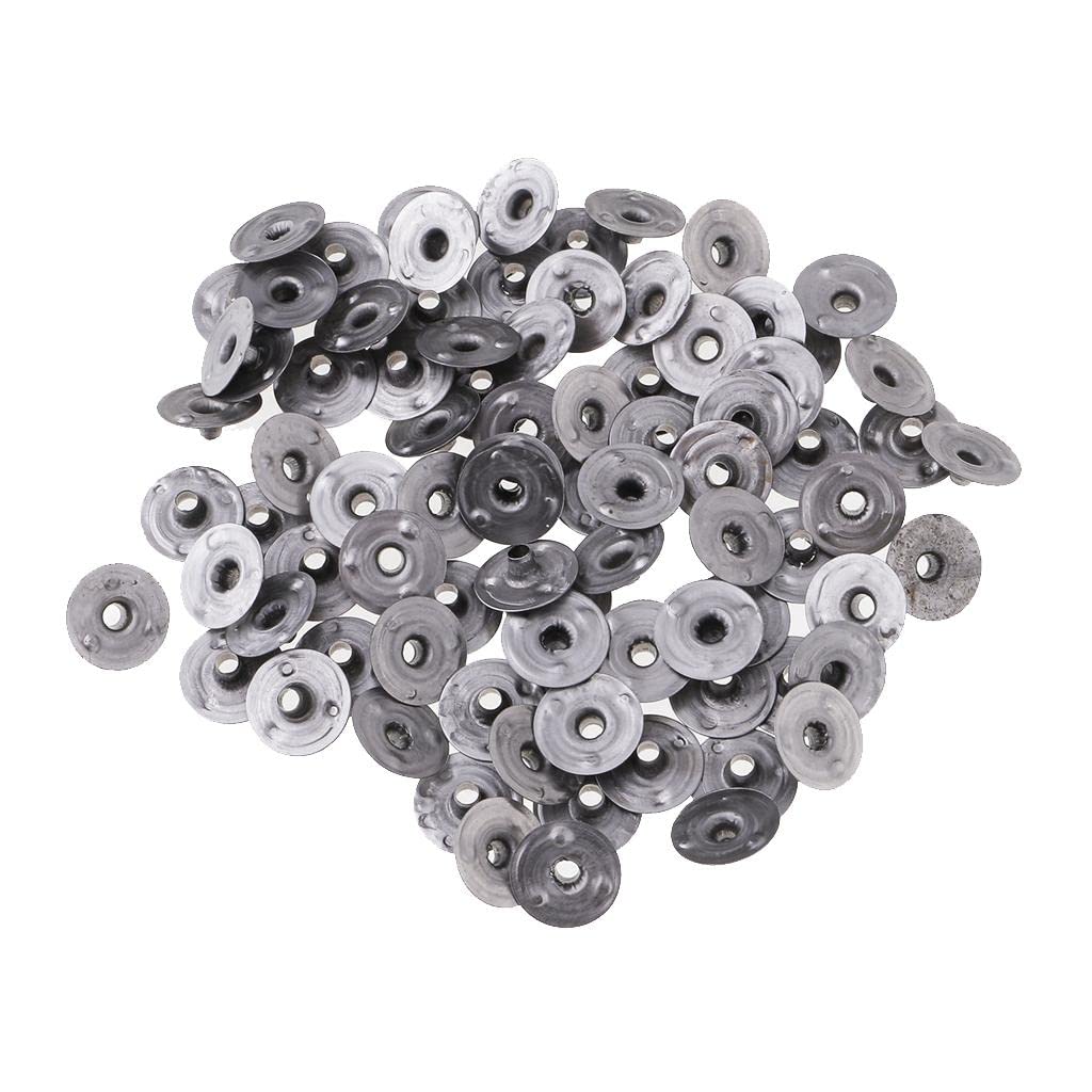200 Pieces Metal Candle Wick Sustainers Tabs Base - 12.5x2.5mm for DIY Candle Making, Home Decor & Craft Projects | Oshhni