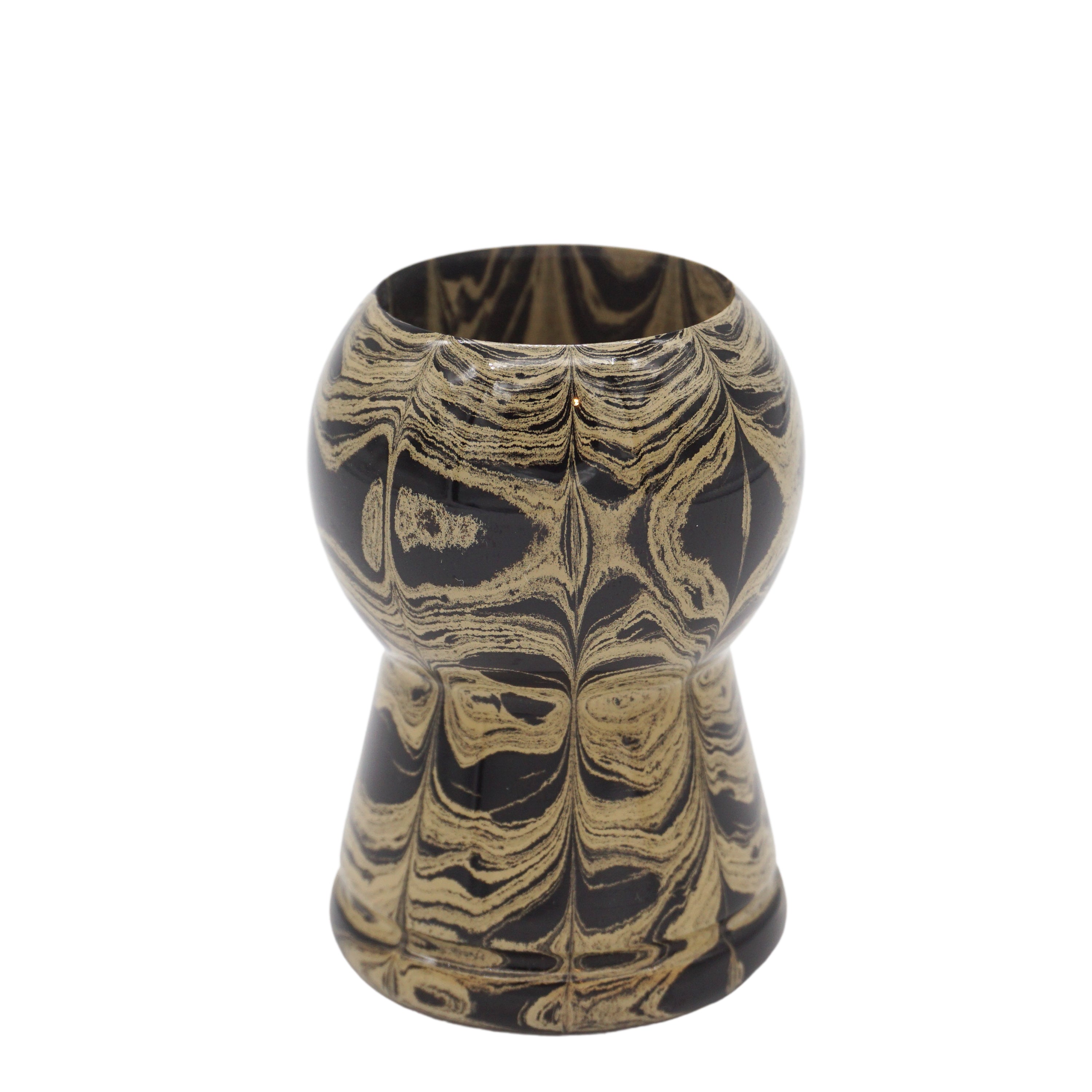 Premium Sand Ebonite Handcrafted Shaving Brush Handle - Fits 24mm & 26mm Knots - Perfect for Wet Shaving & Traditional Grooming Rituals
