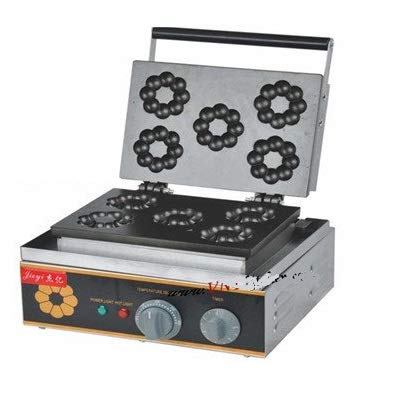 Commercial Donut Maker Machine - FY-210 Electric Cake & Waffle Baker for Restaurants, Bakeries, Cafes - 220V Heavy Duty Doughnut Fryer - Perfect for Making Fresh Donuts, Pastries, Snacks & Breakfast Treats