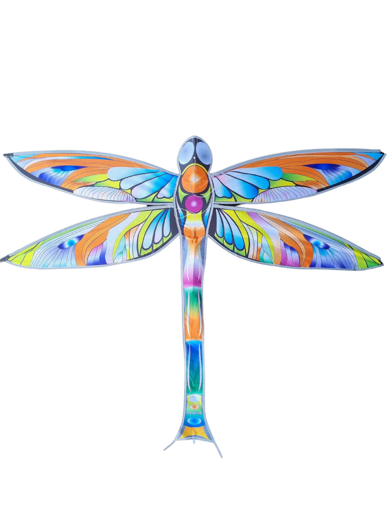 Colorful Dragonfly Kite for Kids - Outdoor Flying Toy for Beach, Park & Backyard Fun - Easy to Fly Children's Kite with Long Tail