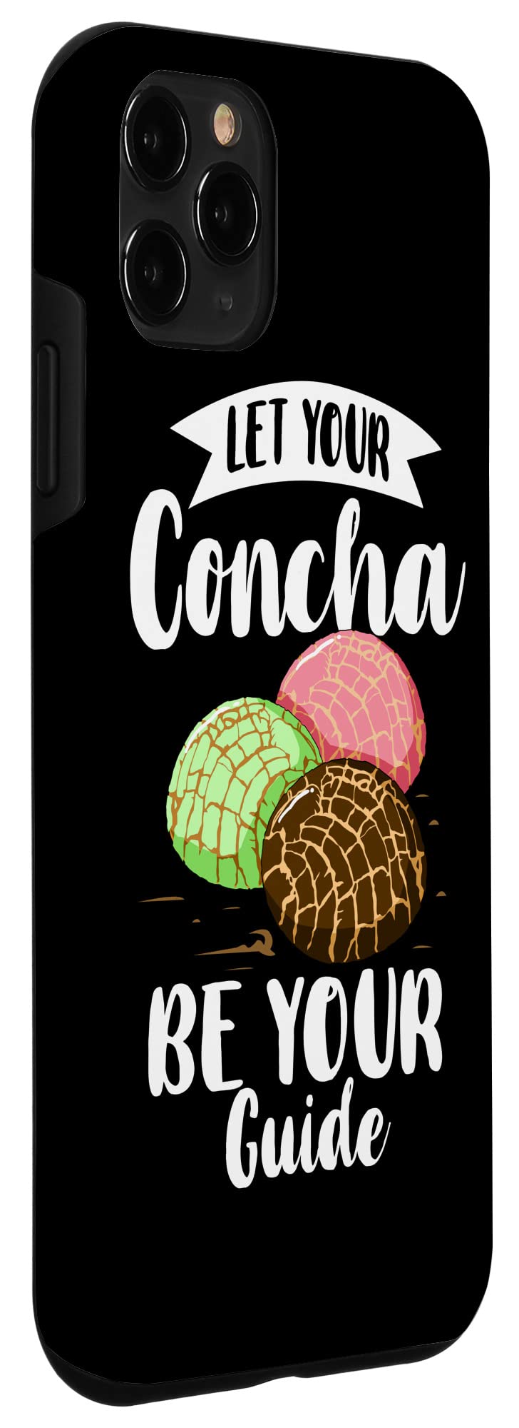 iPhone 11 Pro Case - Mexican Concha Bread Design Cute Phone Cover | Perfect for Food Lovers, Mexican Culture Enthusiasts & Unique Gift Ideas