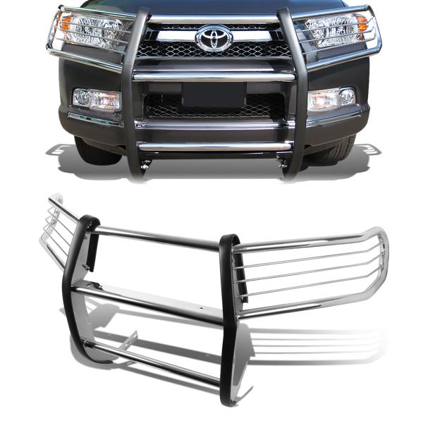 10-13 Toyota 4Runner Stainless Steel Brush Grille Guard - Heavy Duty Front Bumper Protection for Off-Road & Truck Accessories