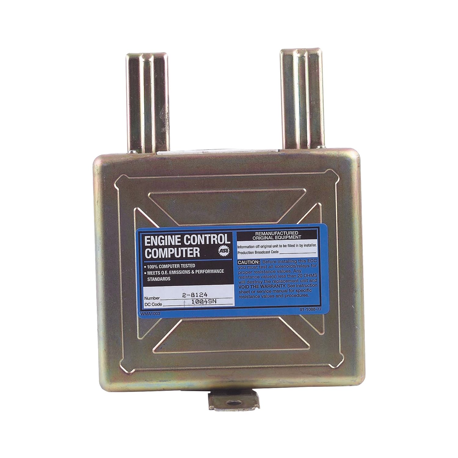 Cardone 72-8124 Remanufactured Engine Control Module (ECM) - Compatible with Select Car Models | Reliable Performance for Smooth Engine Operation | Perfect for Vehicle Repairs & ECU Replacement