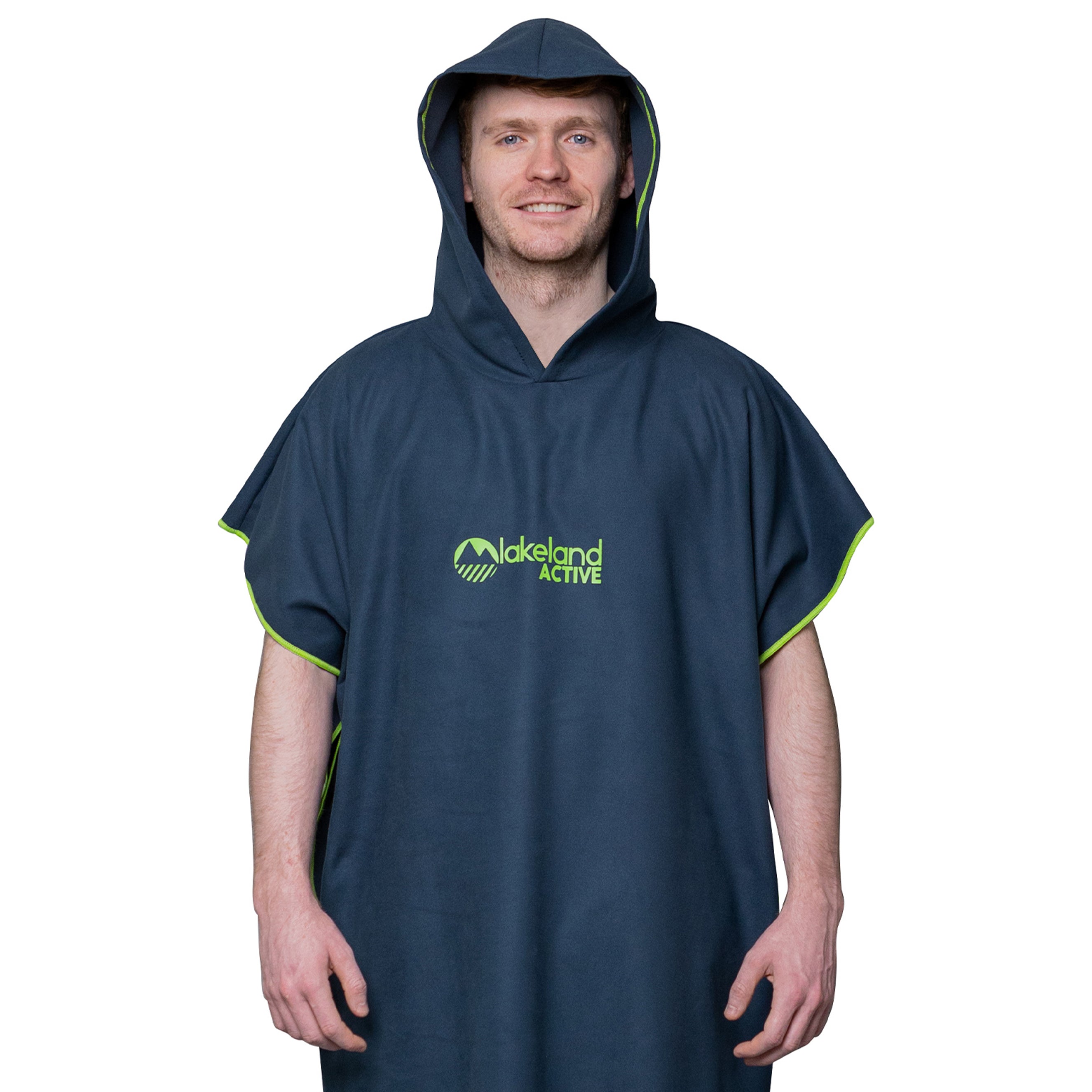 Men's Quick Dry Changing Poncho - Lightweight Waterproof Outdoor Shower Robe for Camping, Beach, Swimming & Travel