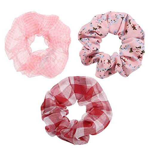 Women's Tie-Dye Scrunchies with Hidden Pockets - Hair Ties, Ponytail Holders & Headbands for Girls - Fashion Hair Accessories for School, Workout, Yoga & Everyday Use