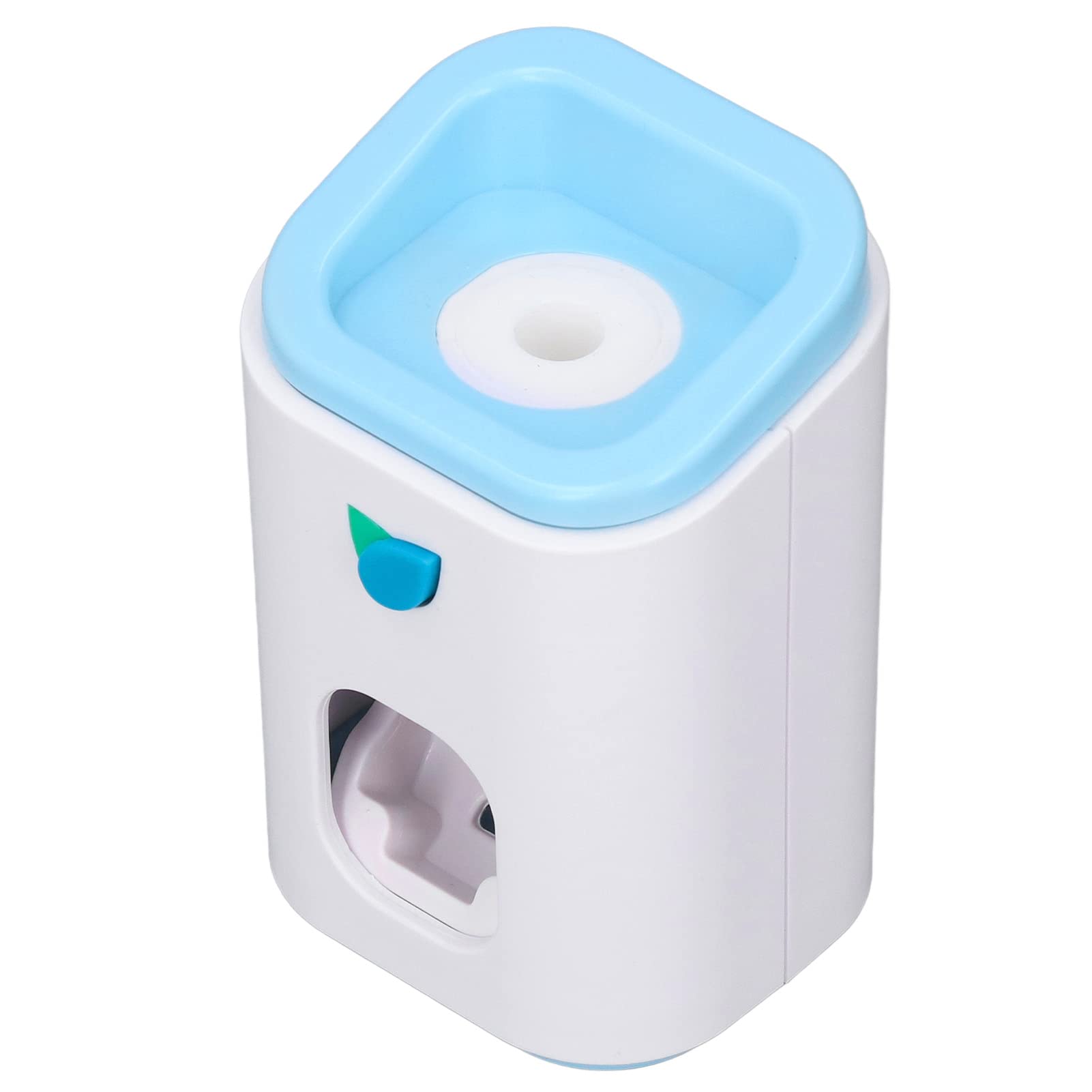 Automatic Toothpaste Dispenser Wall Mounted - Hands-Free Bathroom Toothpaste Holder for Counter or Cabinet (Blue) - Perfect for Home, Travel & Daily Oral Care Routine
