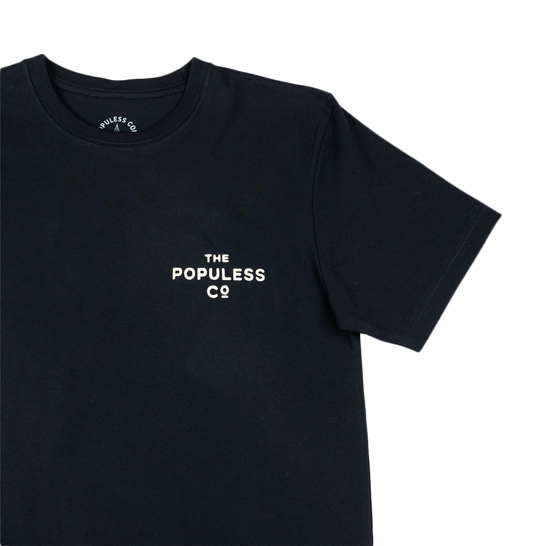 Prairie Roots Premium Cotton T-Shirt for Men & Women - Soft & Comfortable Black Tee - Perfect for Casual Wear, Outdoors & Everyday Use