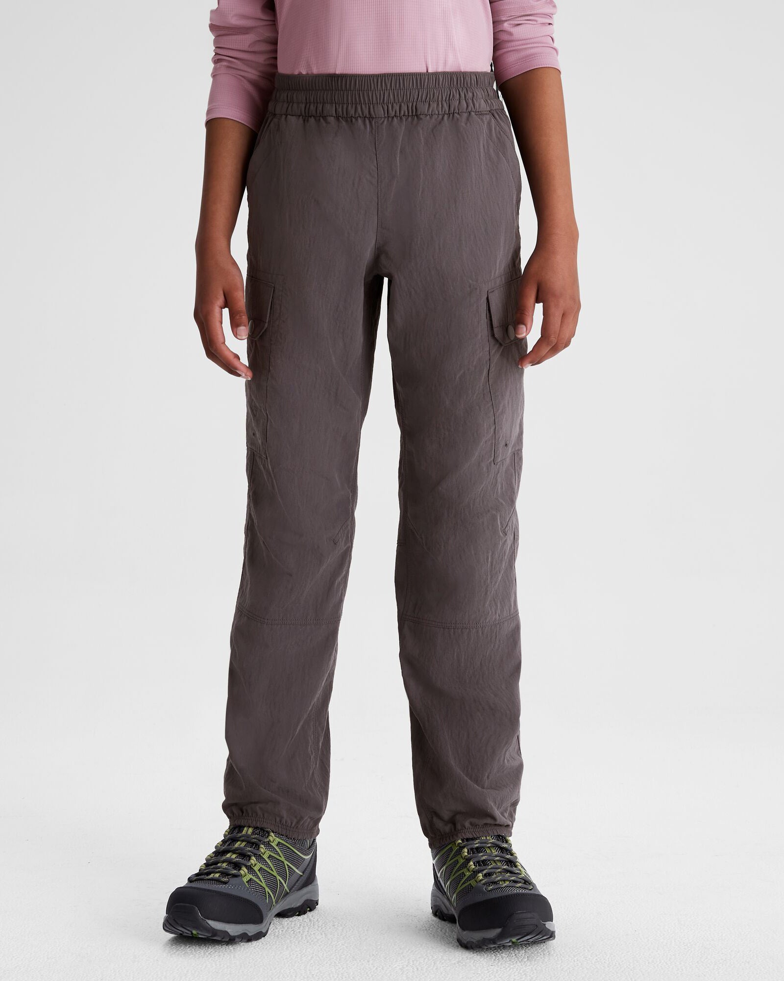 Girls' EVRY Day Cargo Pants - Light Quartz Color, Comfortable & Stylish Casual Pants for School, Outdoor Activities & Everyday Wear