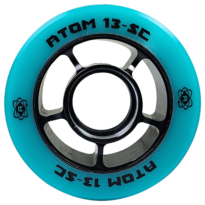 Atom Alloy 13 91 92A Longboard Wheels - High Performance 92mm 92A Hardness Skateboard Wheels for Cruising, Downhill & Freeride - Perfect for Smooth Pavement & Park Rides