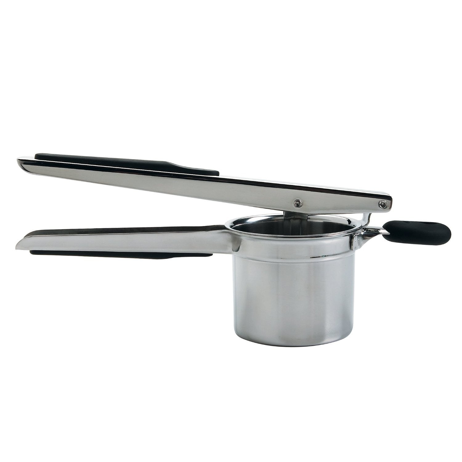 OXO Stainless Steel Potato Ricer - Heavy Duty Kitchen Tool for Mashed Potatoes, Baby Food & Purees - Perfect for Home Cooking & Meal Prep