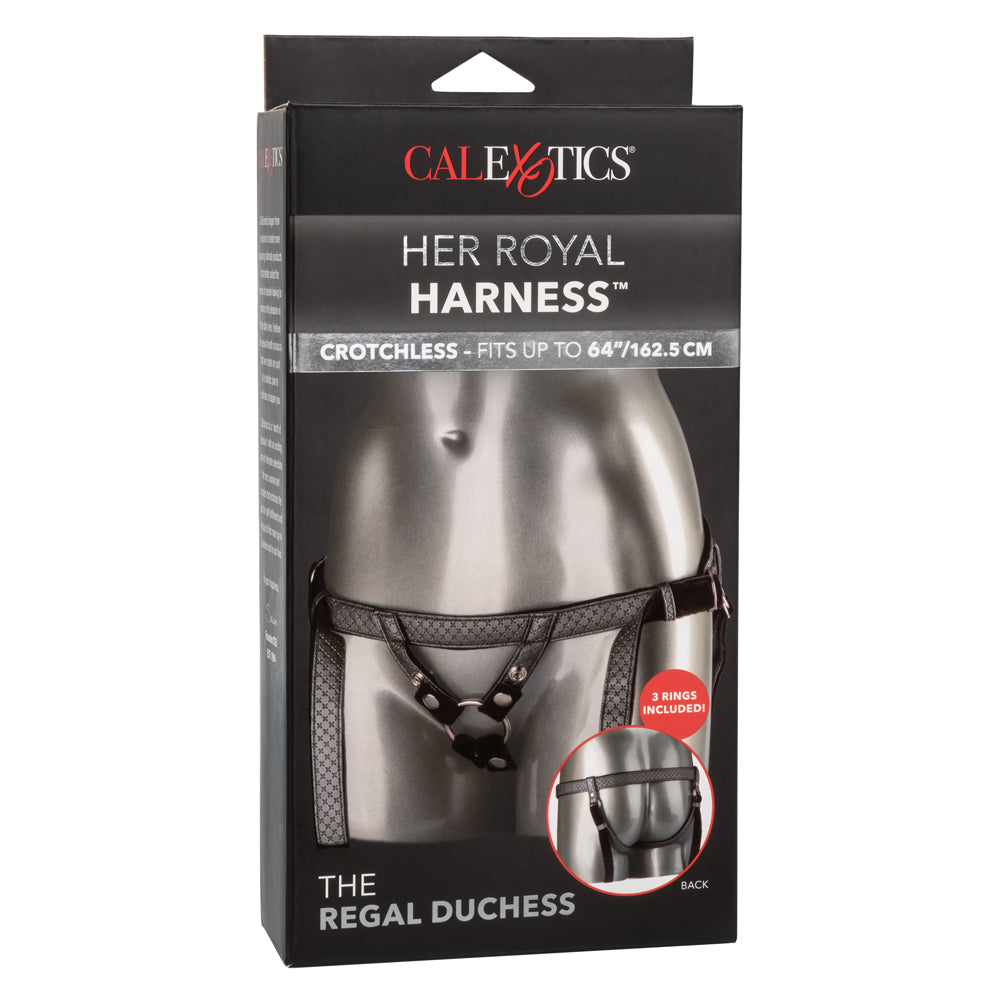 Her Royal Harness - The Regal Duchess Low Profile Strap-On Dildo Harness for Women | Comfortable & Adjustable for Couples Play & LGBTQ+ Intimacy