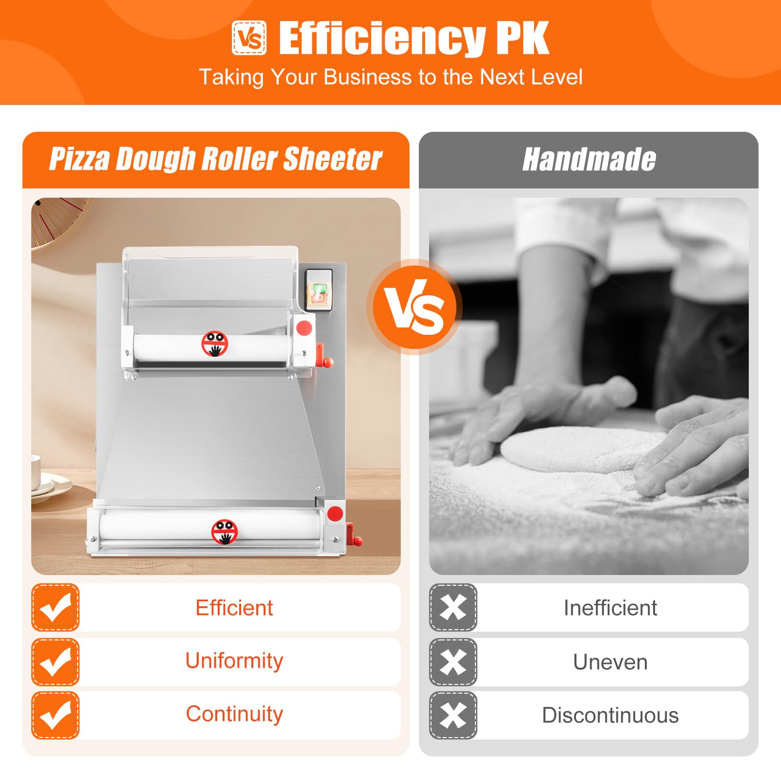 370W Automatic Pizza Dough Press Machine 4-16