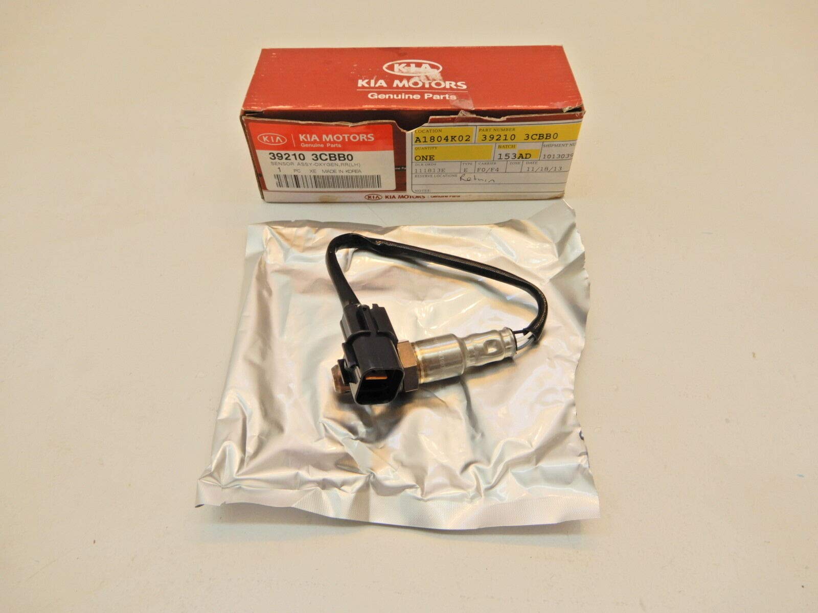 Kia 39210-3CBB0 Oxygen Sensor Replacement - Compatible with Kia Models - High Performance O2 Sensor for Improved Fuel Efficiency & Emissions - Perfect for Engine Tuning & Maintenance