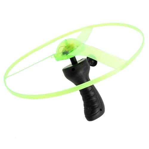 LED UFO Pull String Light - Green for Kids Room & Parties