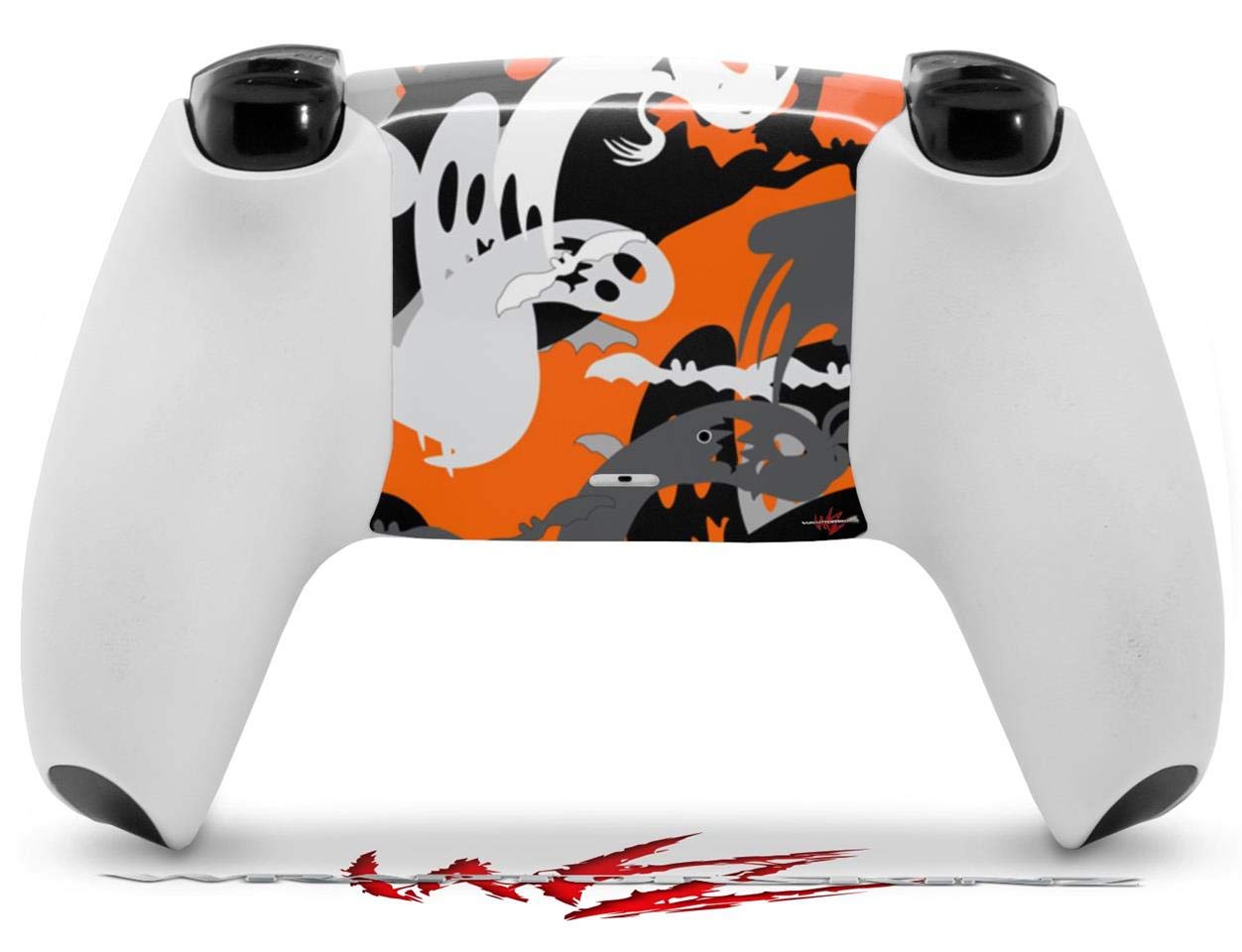 PS5 DualSense Controller Skin Wrap - Halloween Ghosts Design for Gaming & Protection