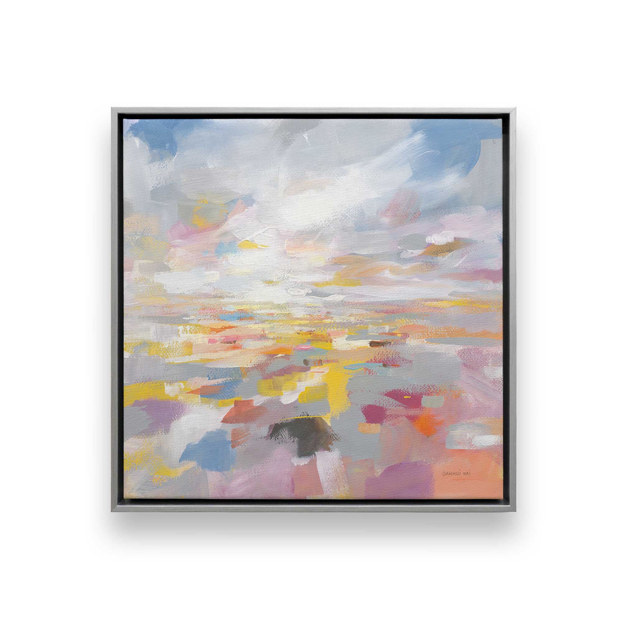 Dreamy Evening Abstract Canvas Wall Art - Modern Home Decor for Living Room, Bedroom & Office