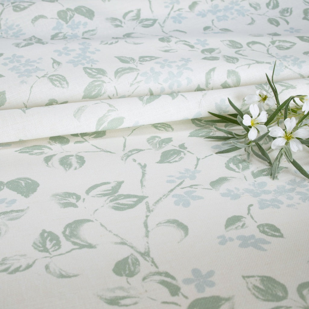 Premium Apple Blossom Fabric - Soft Floral Printed Textile for DIY Crafts, Home Decor & Fashion Design | Perfect for Curtains, Pillows, Dresses & Quilting