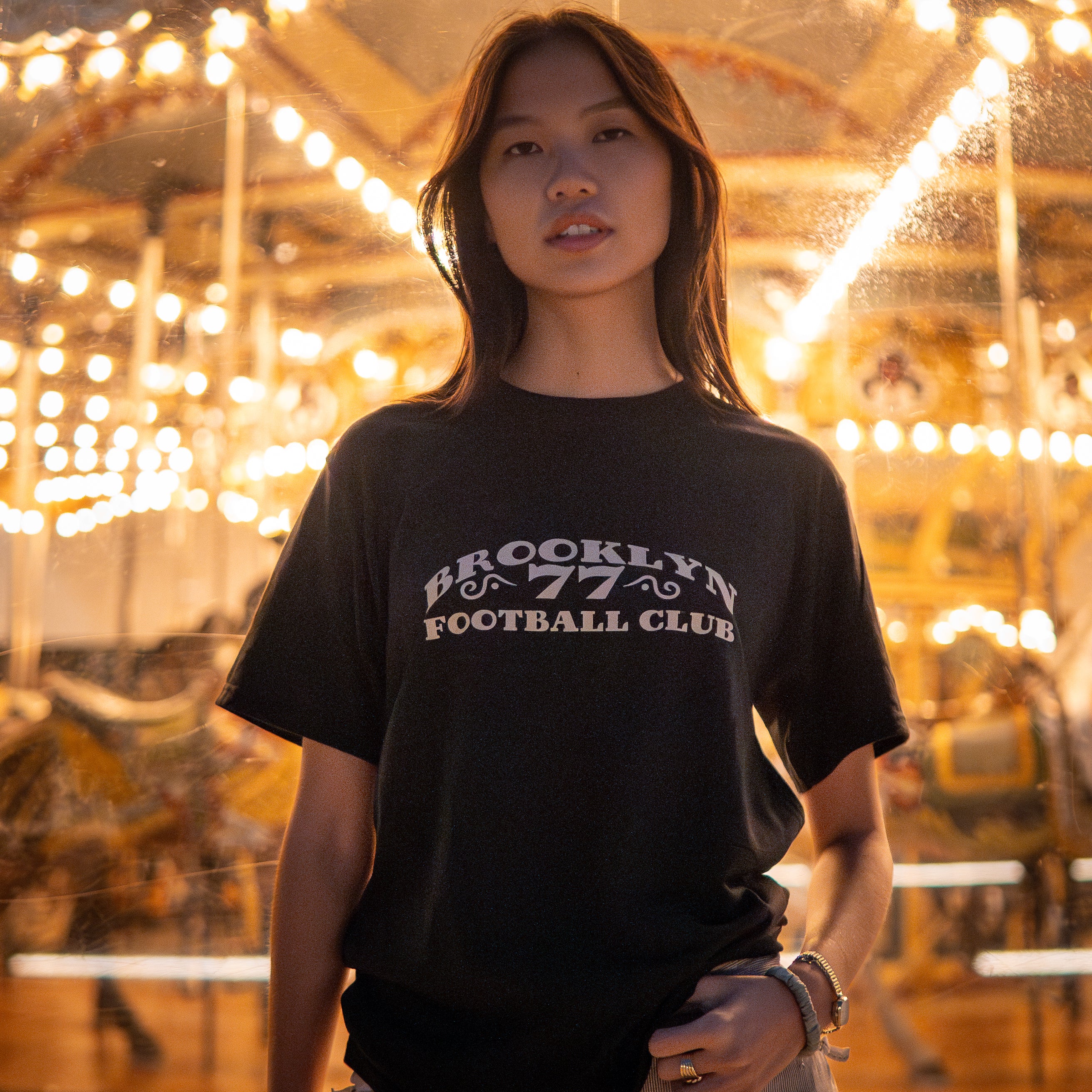 Brooklyn FC Maimonides Park Retro Black T-Shirt | Vintage Soccer Fan Apparel | Perfect for Game Day & Casual Wear