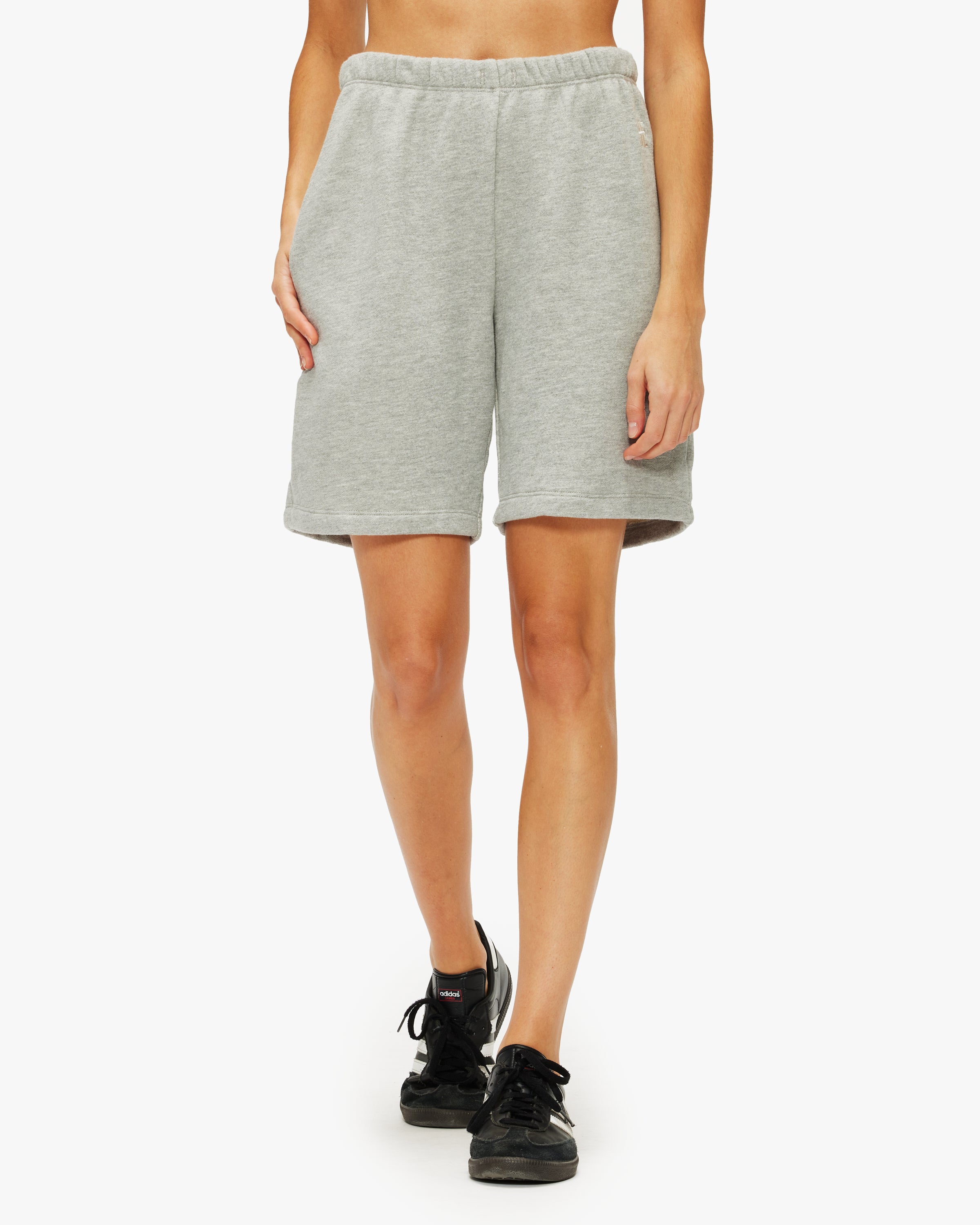 Eterne Terry Boyfriend Shorts for Women - Soft Cotton Casual Lounge Shorts - Perfect for Home, Sleepwear, and Relaxing