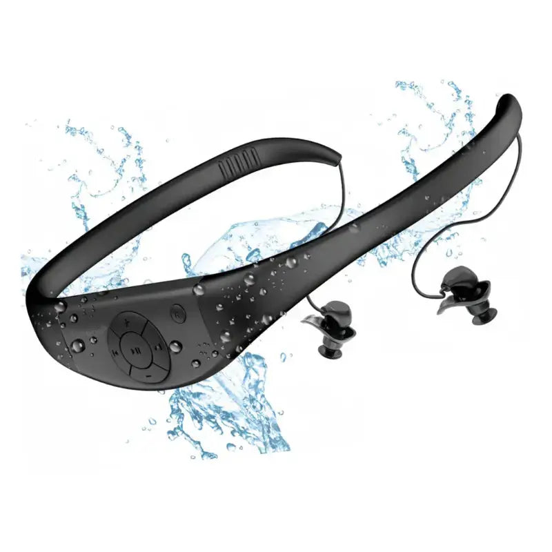 Waterproof MP3 Player with Bluetooth Headphones for Swimming - W16 Sweatproof Wireless Earbuds | Perfect for Pool Workouts, Lap Swimming & Water Aerobics