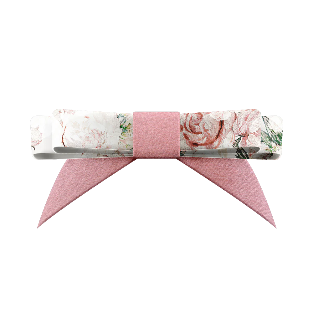 Elegant Patterned Bow Belle Rose Hair Accessory for Women - Perfect for Weddings, Parties & Special Occasions