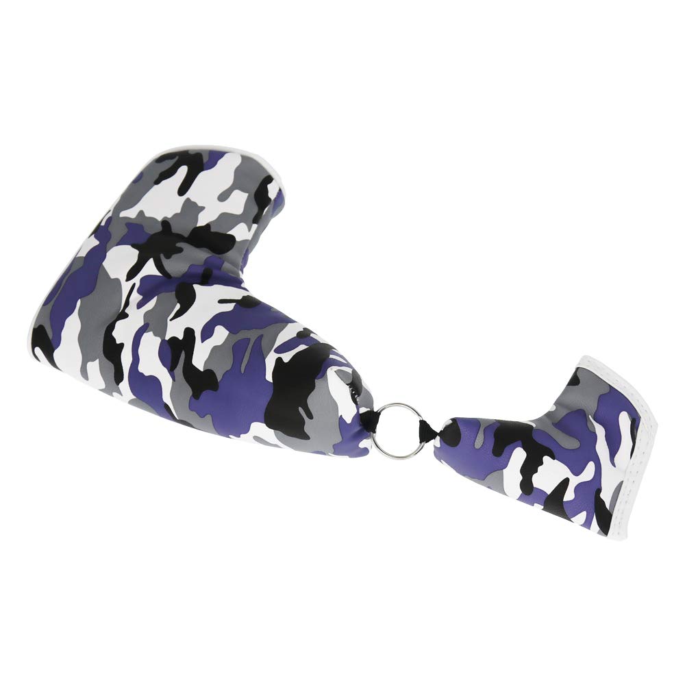 SEACLOUD Golf Blade Putter Cover - Camouflage Pattern Magnetic Headcover for Golf Club Protection | Perfect for Golf Course & Practice Sessions