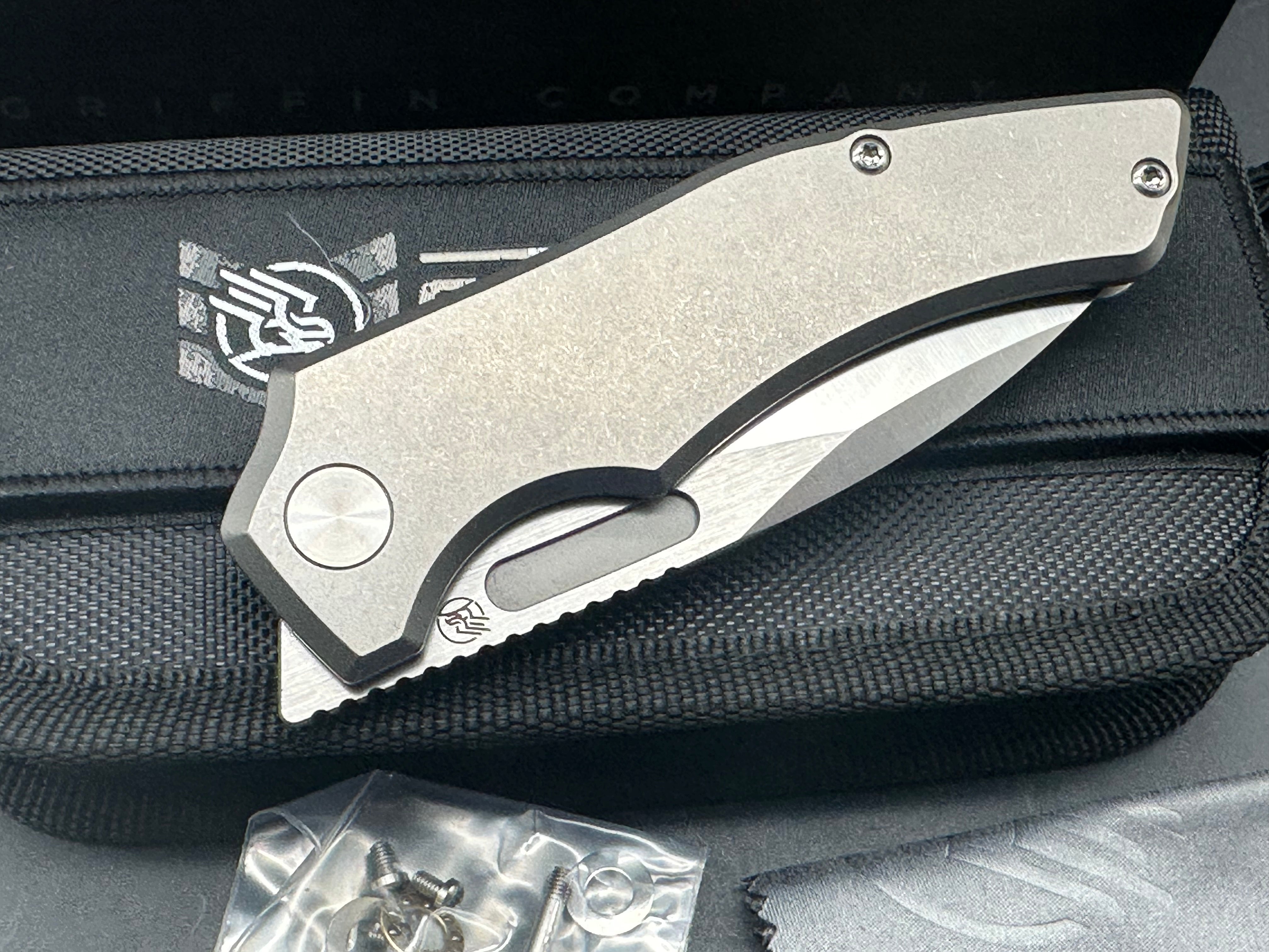 Griffin Company Scout F3 M390 Folding Knife - Premium EDC Pocket Knife for Outdoor, Camping, and Everyday Carry