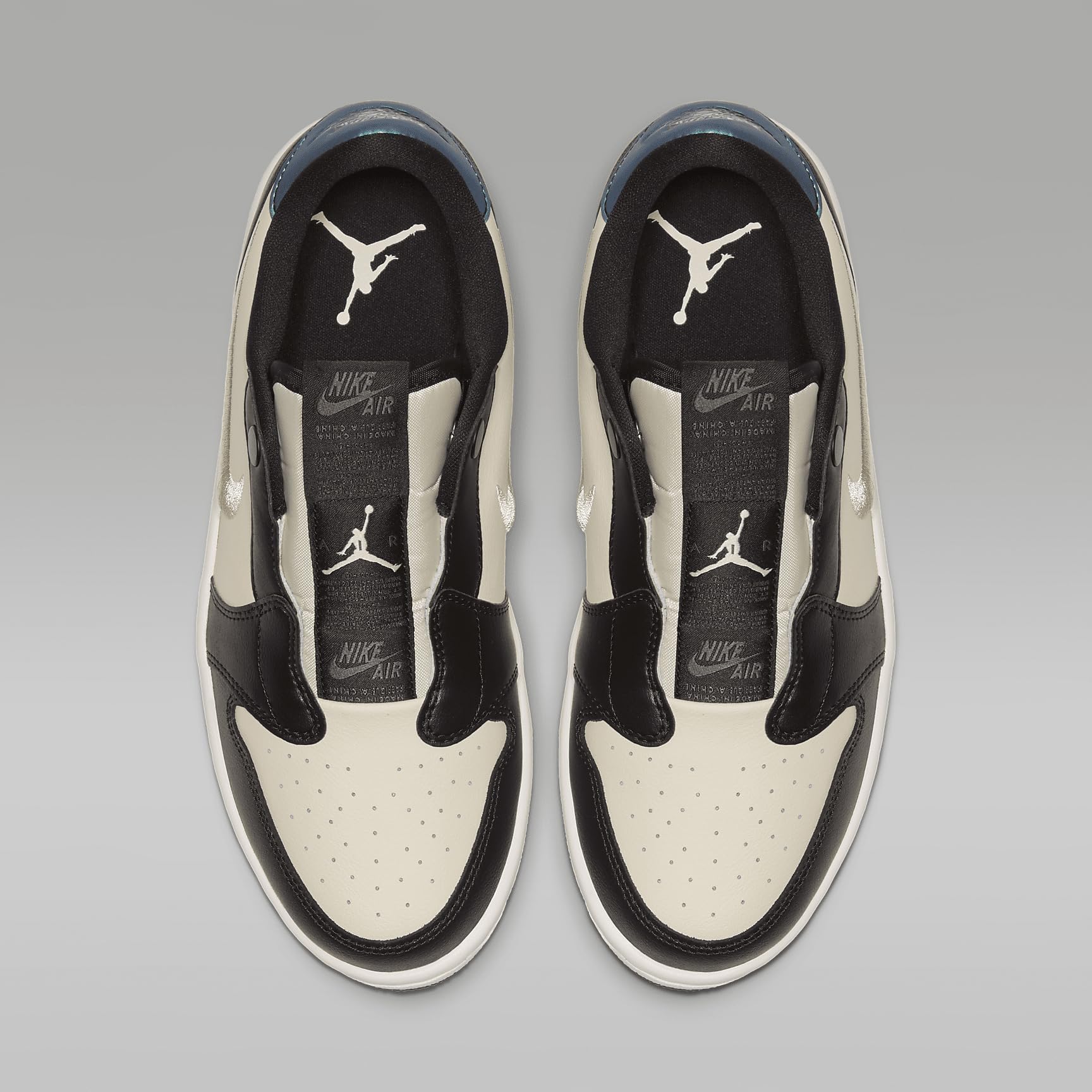 Air Jordan 1 Retro Low Slip Women's Sneakers - AV3918-201 Fossil/Ivory/Anthracite/Black - Size 7 | Comfortable Slip-On Design for Casual Wear, Running Errands & Street Style Fashion