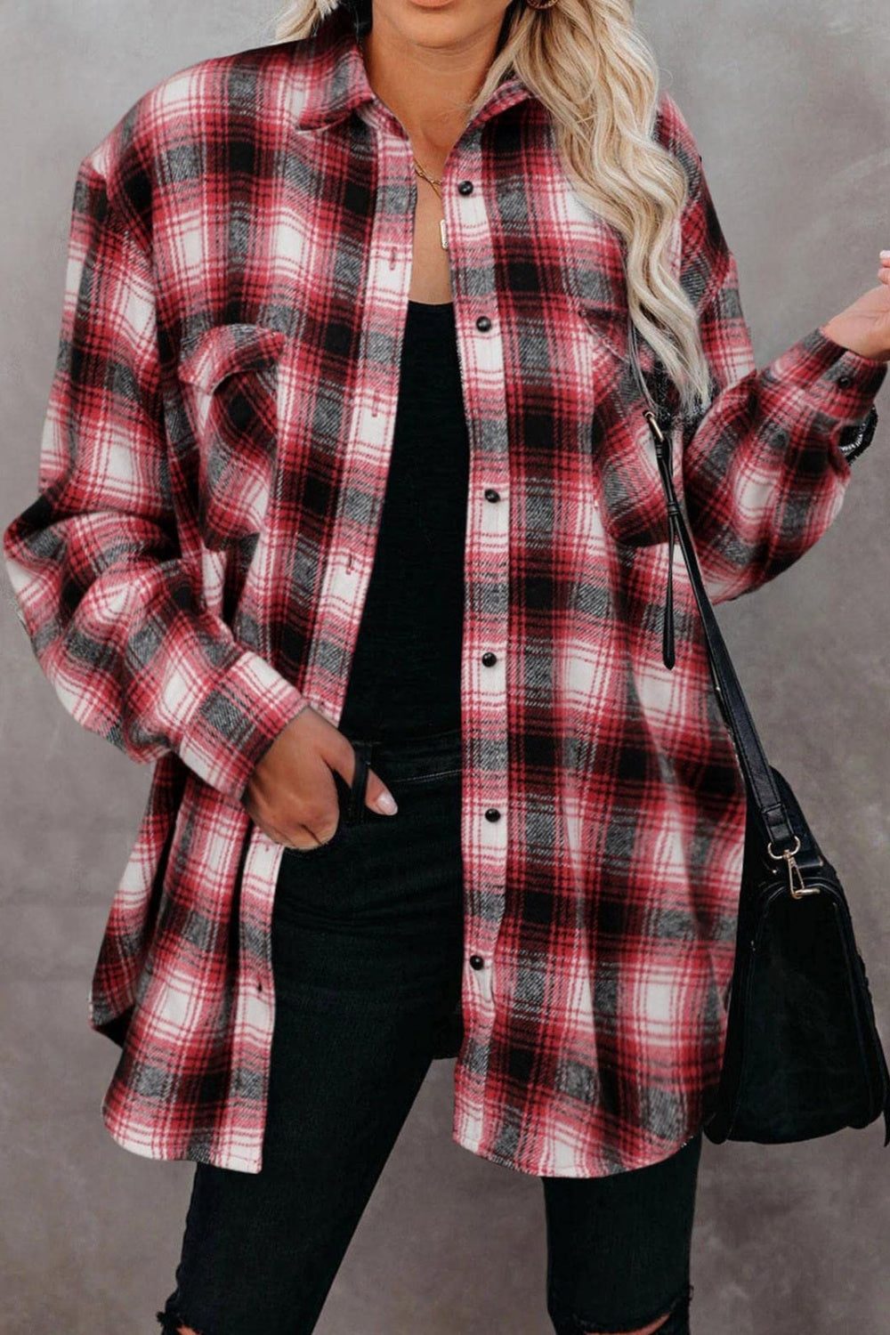Men's Classic Plaid Long Sleeve Button-Down Shirt with Collar - Casual & Business Wear for Office, Dating, and Outdoor Activities