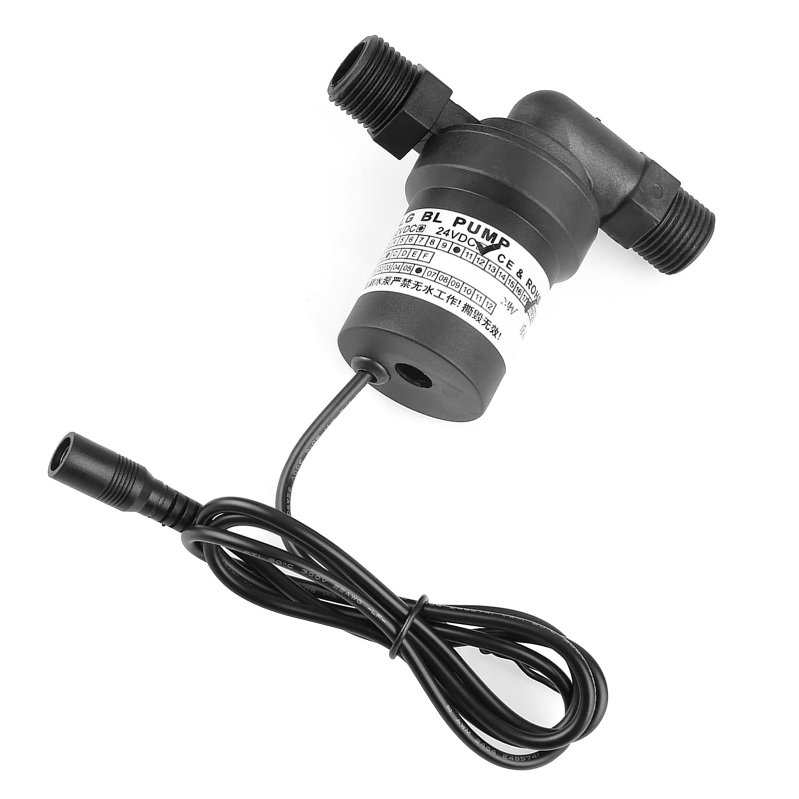 ViaGasaFamido 18W DC24V Solar Hot Water Circulation Pump - 1/2