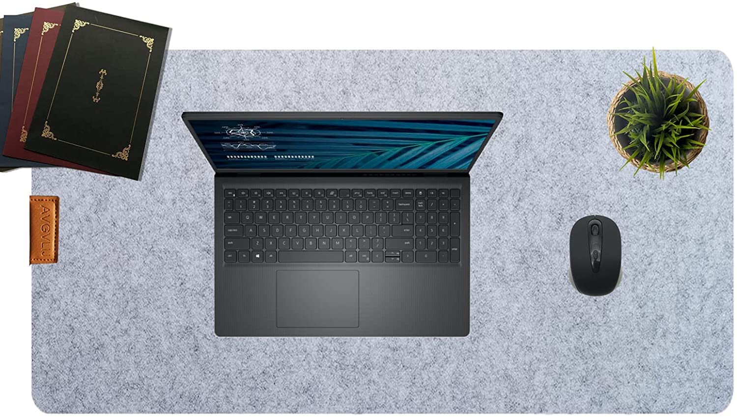 Premium Large Felt Desk Mat - Non-Slip Office Desk Pad for PC, Laptop & Gaming - 31.5