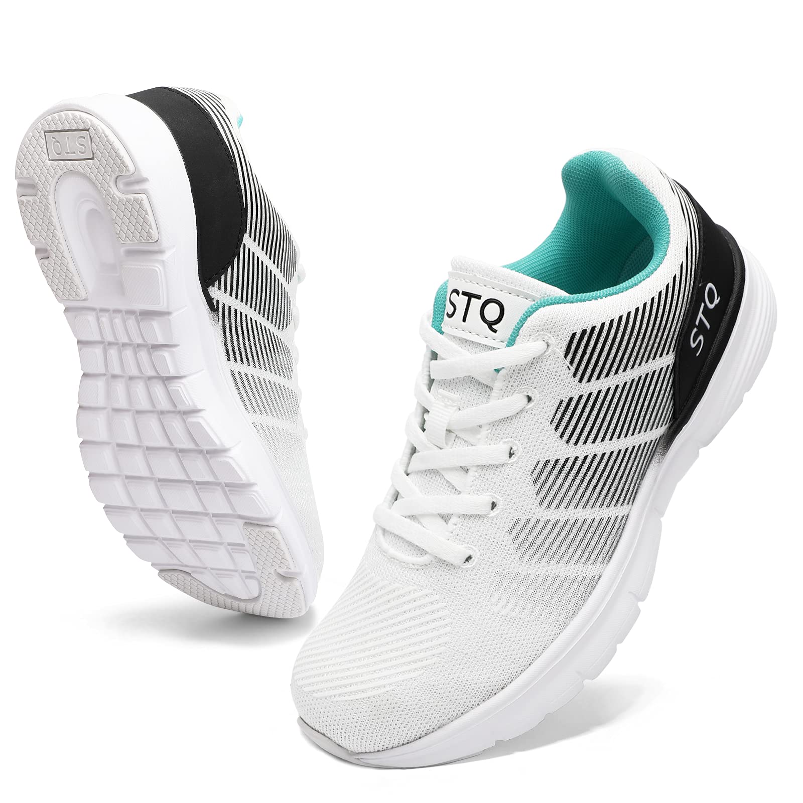 STQ Women's Breathable Walking Tennis Shoes - Lightweight Mesh Road Running Sneakers for Comfort & Style | Perfect for Jogging, Gym Workouts & Casual Wear