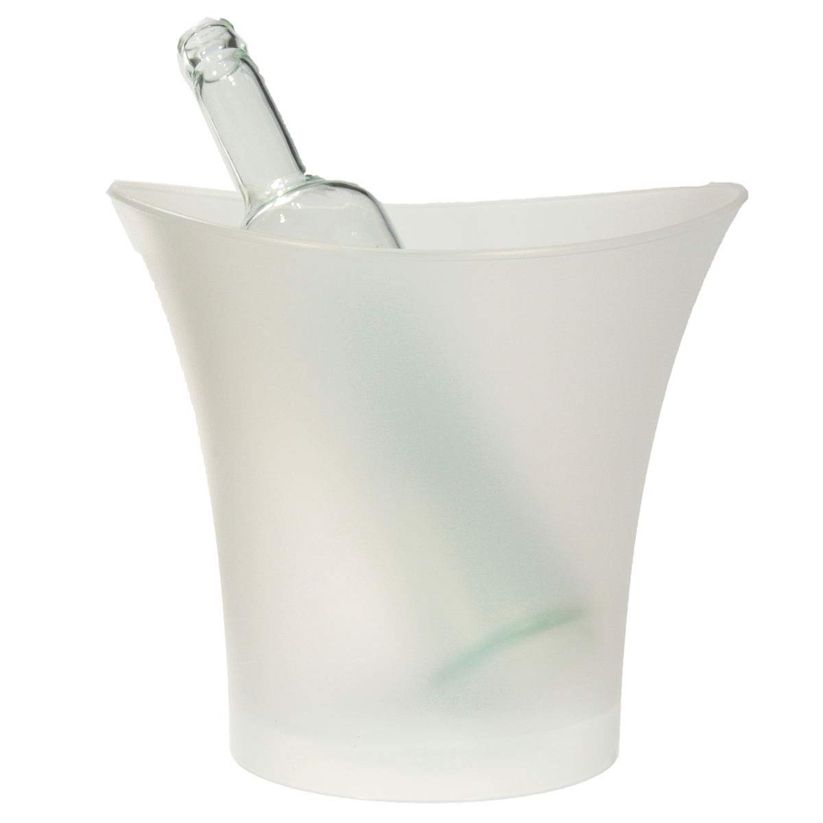 7-Color LED Ice Bucket - 5L Waterproof Plastic Champagne & Beer Cooler with Color Changing Lights - Perfect for Nightclubs, Bars, Parties & Outdoor Events